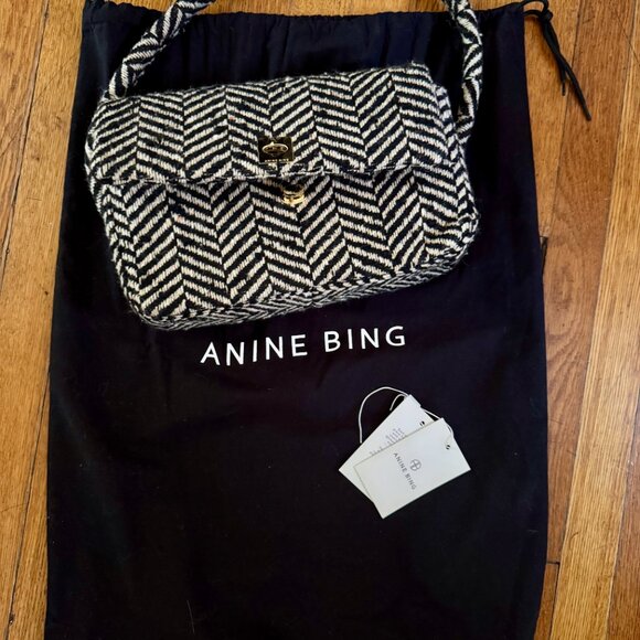 Anine Bing Nico Purse / Handbag - Fishbone / Herringbone (new w/o tags attached) - Picture 6 of 6